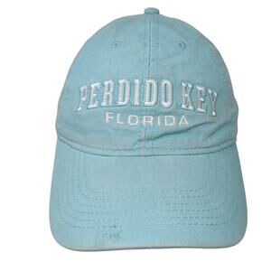Perdido Key Florida Strapback Baseball Cap Blue One Size Adjustable 6 Panel Esy